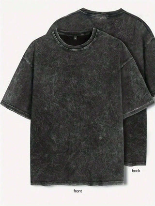 ACID WASH DROP SHOULDER T-shirt