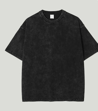 ACID WASH DROP SHOULDER T-shirt