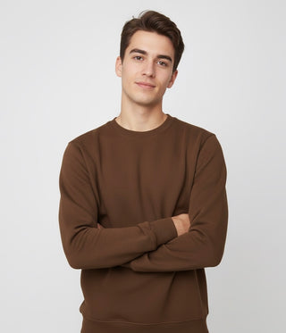 S-Shirt Plain Brown